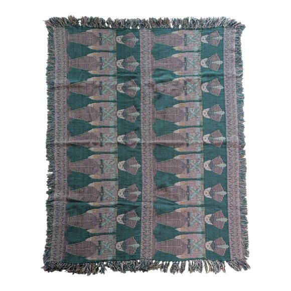 Vintage Nutcracker Tin Soldier Tapestry Throw Blanket Christmas Xmas Cottage - Picture 3 of 6